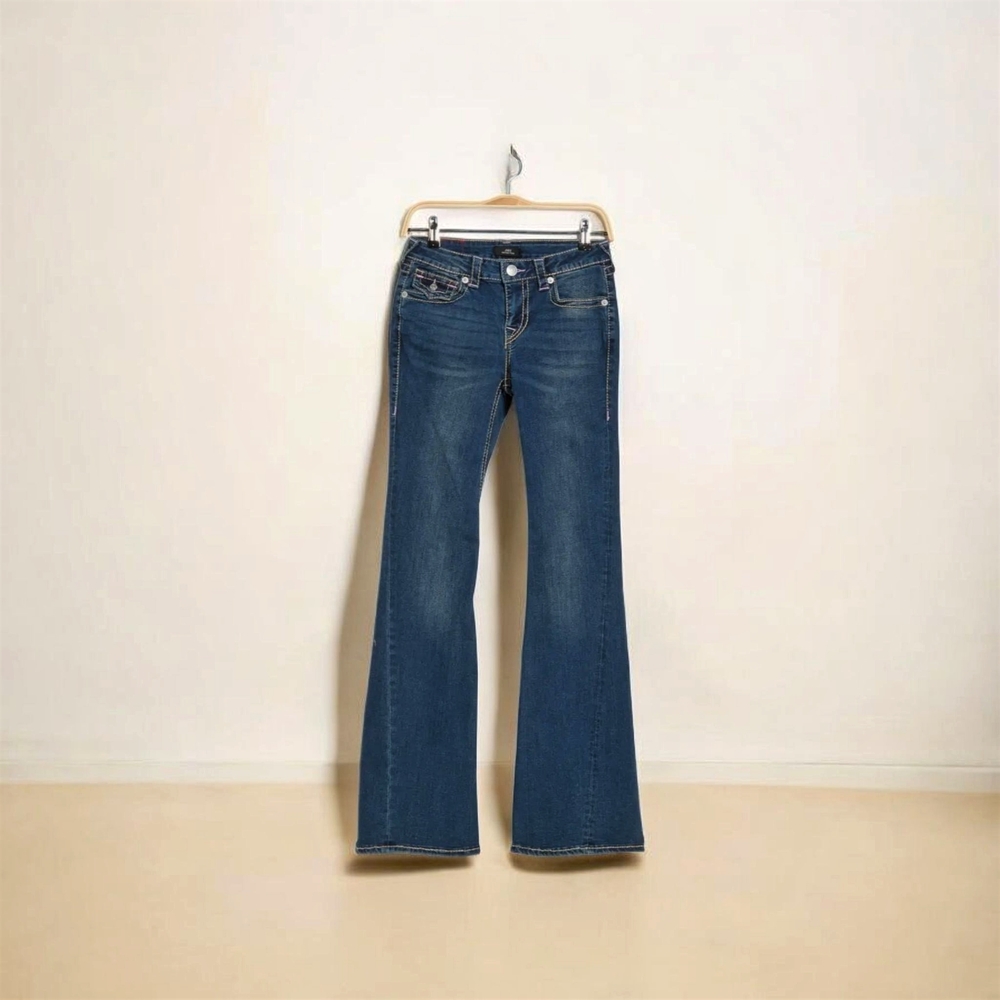 True Religion Dark Blue Flare Jeans